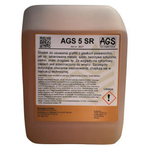 AGS 5SR  Antygraffiti do powierzchni odpornych chemicznie 1l 5l  