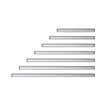 Pulex Listwa stalowa 20cm  35cm 45cm 55cm