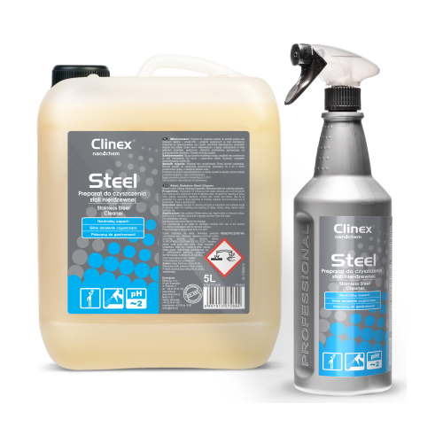 Clinex Steel - Do czyszczenia stali nierdzewnej